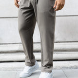 Anston Stretch Chinos - Warm Grey