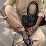 Cleo Wide Leg Trousers - Soft Tan