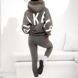 Isabel Hoodie & Leggings Set - Safari Green