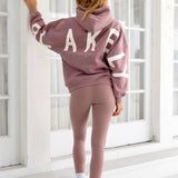 Isabel Hoodie & Leggings Set - Dusty Pink