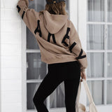 Isabel Hoodie & Leggings Set - Tan & Black