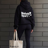 Motion Oversized Hoodie - Black