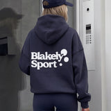 Motion Oversized Hoodie - True Navy
