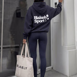 Motion Oversized Hoodie - True Navy