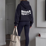 Motion Oversized Hoodie - True Navy