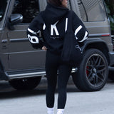 Isabel Hoodie & Leggings Set - Black