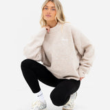 Oversized Knitted Jumper - Toasted Taupe